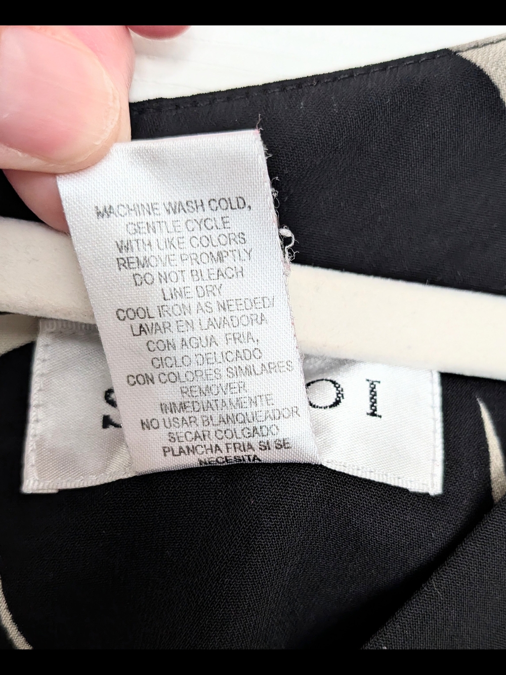Studio 1 Black Midi/Maxi Dress with Cream Floral Print - Picture 4 of 8